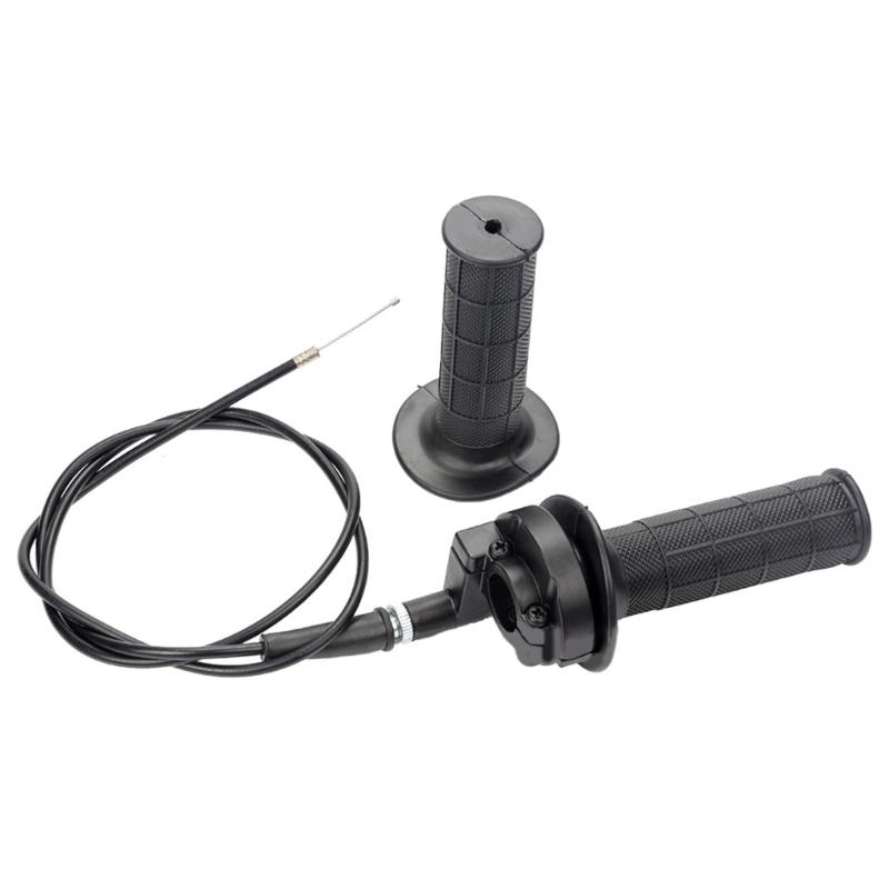Throttle Handle Grip Bar and Throttle Cable Replacement for 50cc-250cc Dirt Bike