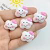 10Pcs New Cute Resin Sun, Stars, Moon, Clouds Series Flat Back Parts Embellishments For Hair Bows Accessories