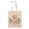 Tote Bag - PLANETEE - Life Is Prettier - Natural Jute - Printed In France - Sturdy Handles