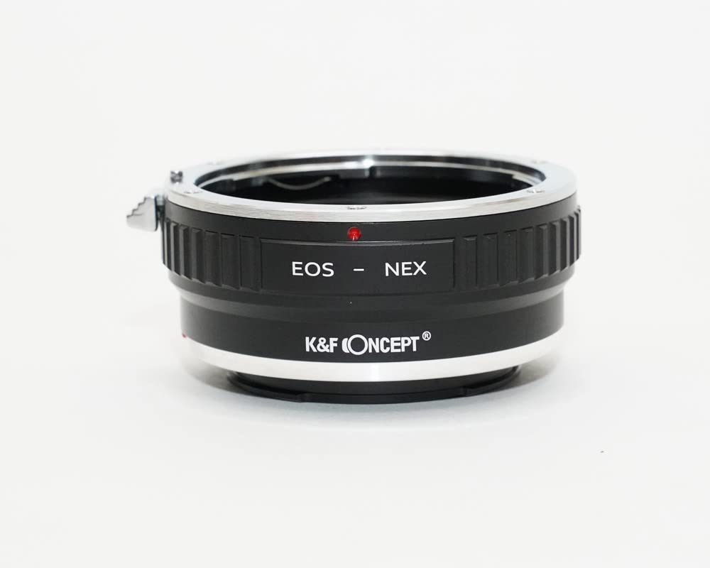 CONCEPT Canon EOS EF Lens To NEX E Mount Adapter with Lens Cloth K&F (EF-S) Ef-nex (KFNEX)