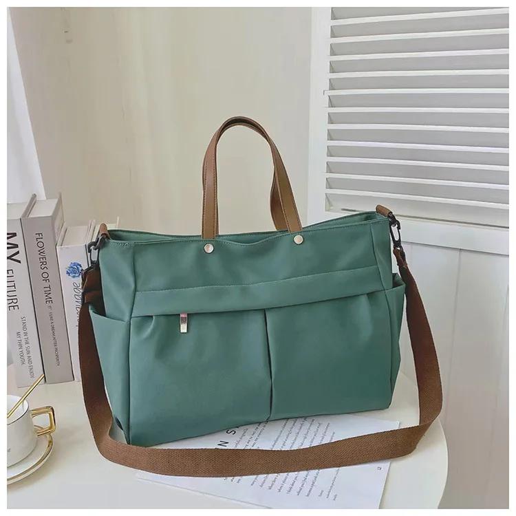Nylon Tote Bag Women Versatile Crossbody Shoulder Bag Lightweight Student Commuter Purse Everyday Carry On Practical Household Product