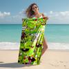 Personalized Customized Proof Beach Towel with Happy Tree Friends Pattern - Soft, Absorbent,quick-drying,perfect Swimming,camping&bathing