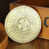 Thirty-six Pure Brass Compasses Turn Around Every Day, Gold, Antique Metal Ornaments, Handicrafts, Gifts, Stall Small Pieces