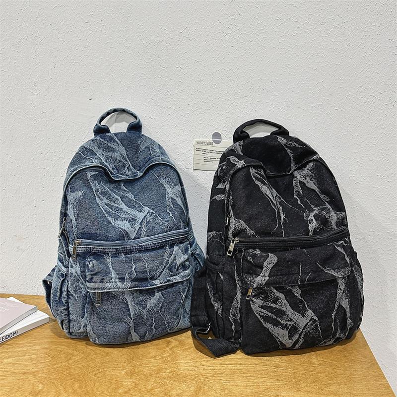 Denim Rucksack Reise Leichter Rucksack