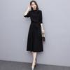 2026 Spring and Autumn New Casual Dress for Women, Elegant Slim-Fit Waist-Cinching Dress