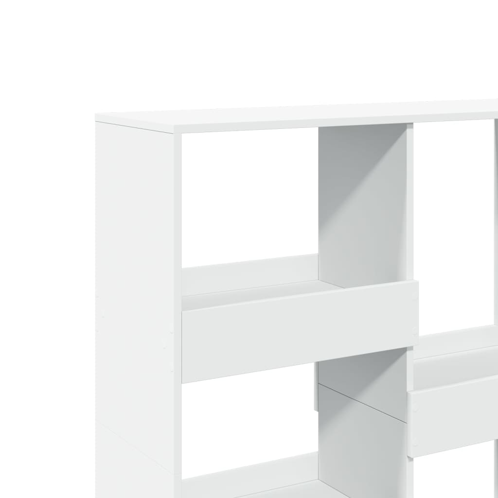 Room Divider White 100 X 33 X 115 Cm Particleboard
