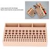 3 Slots Leather Tool Holder 98 Holes Leathercraft Storage Organizer  For Leather Craft