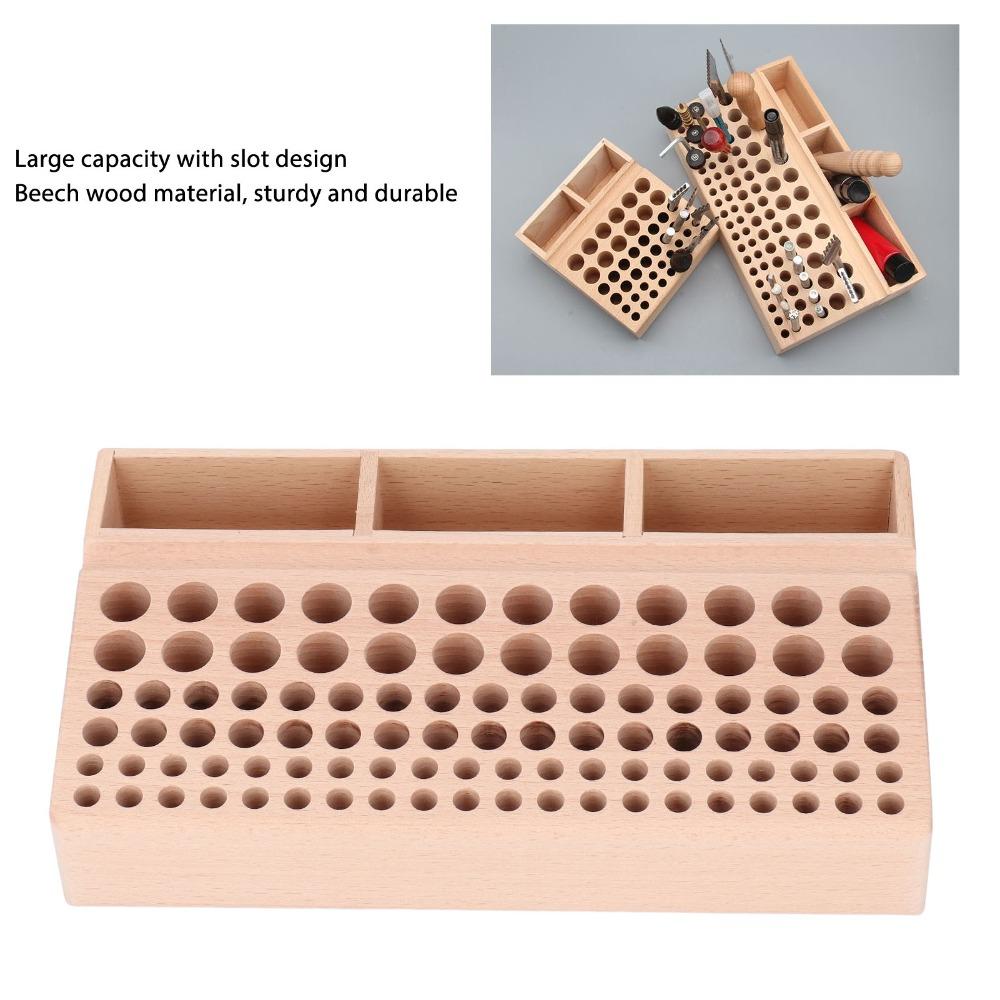 3 Slots Leather Tool Holder 98 Holes Leathercraft Storage Organizer For Leather Craft
