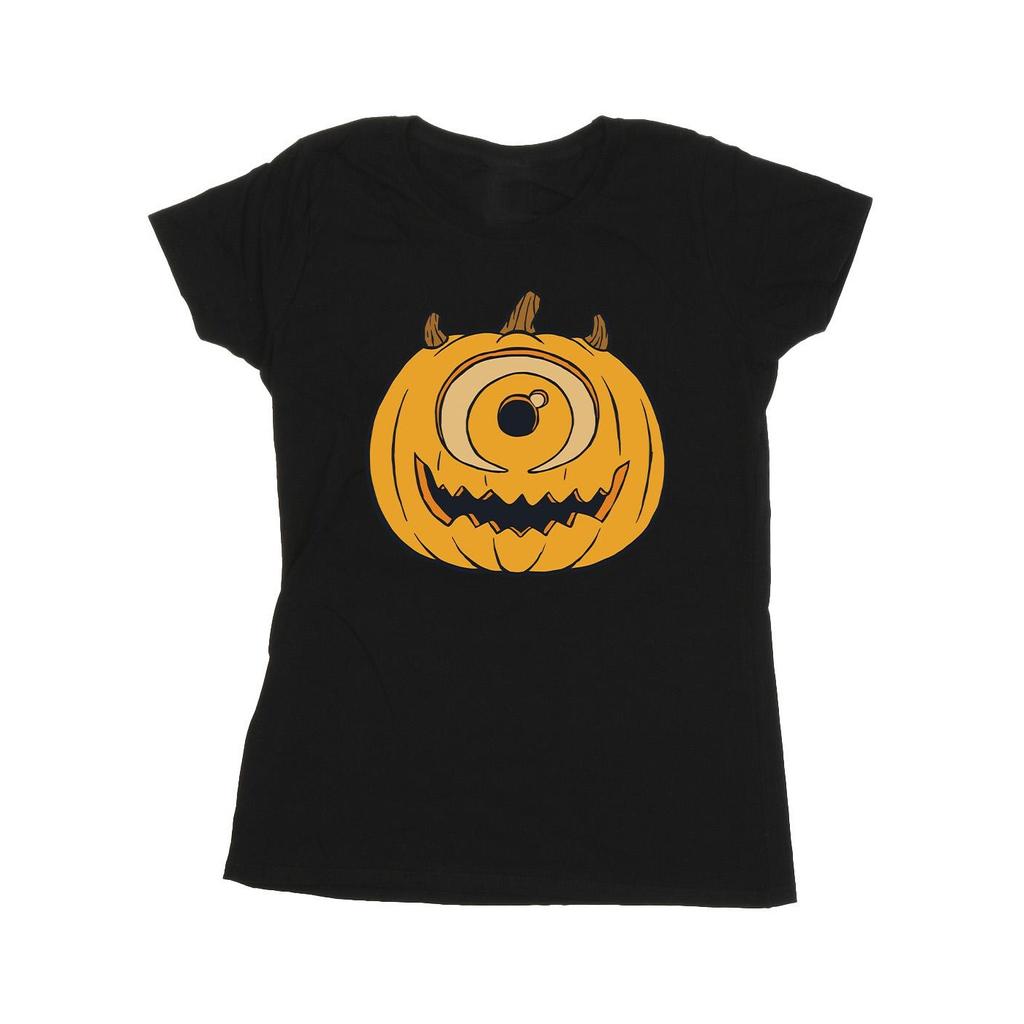 Monsters Inc Womens/Ladies Pumpkin Cotton Halloween T-Shirt