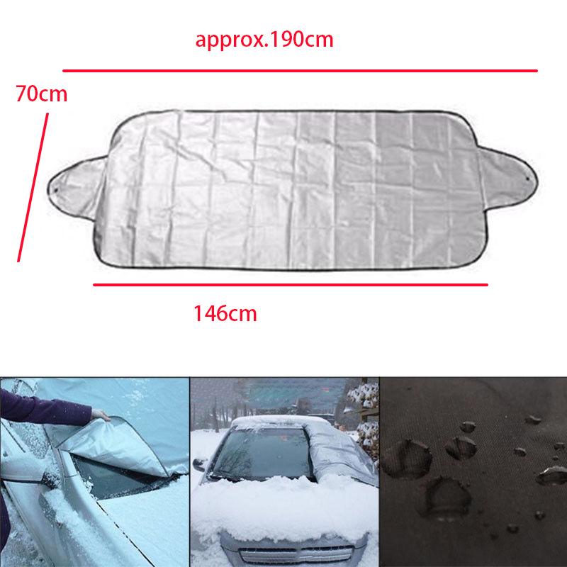 Vinter Bil Vindruta Snö Frostskydd Förtjockat Bil Främre Vindruta Framruta Sidoruta Backspegel Frostskydd