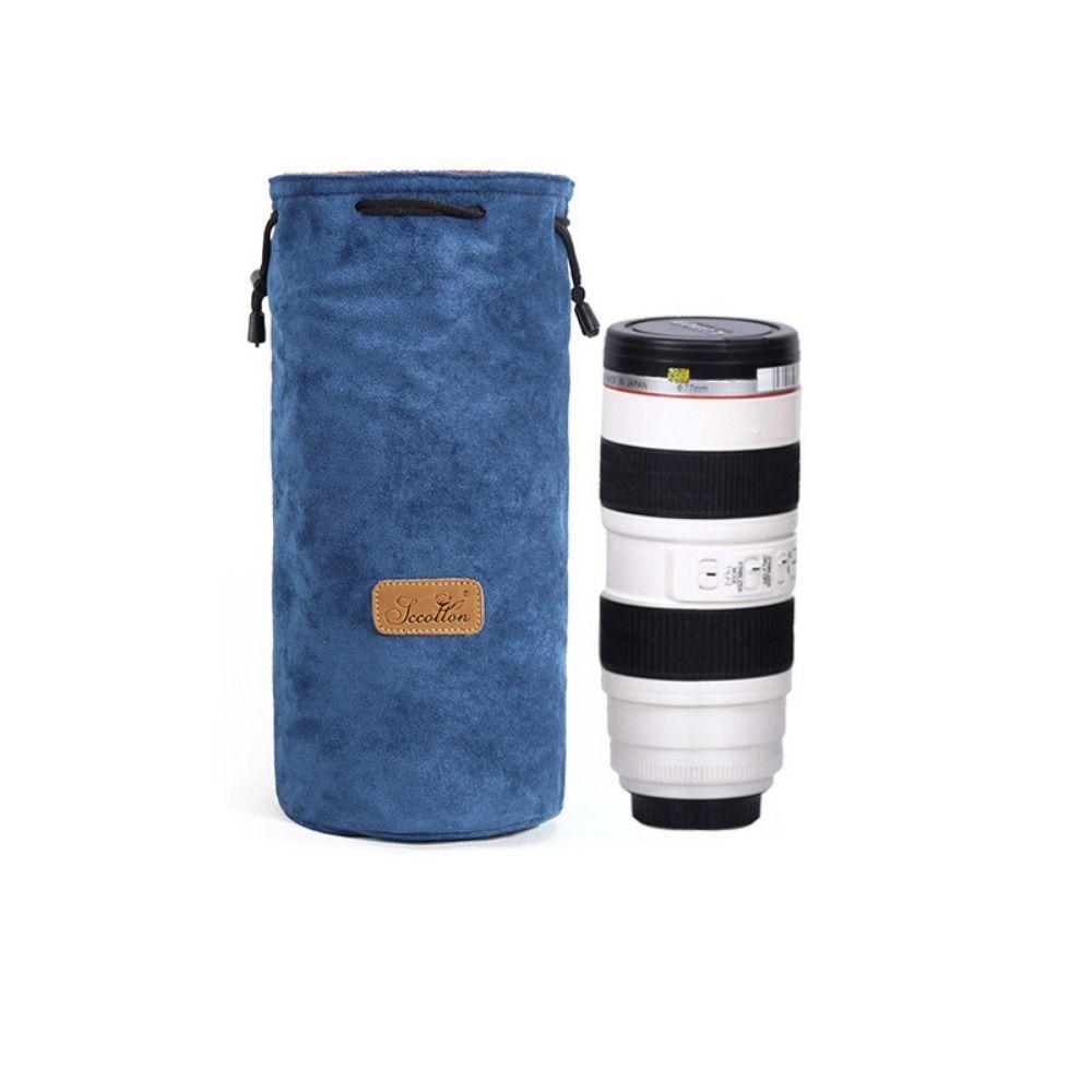Soft Camera Storage Bag Portable Dustproof Lens Protective Case Waterproof Handbag DSLR Drawstring Bag for Canon/Nikon Camera