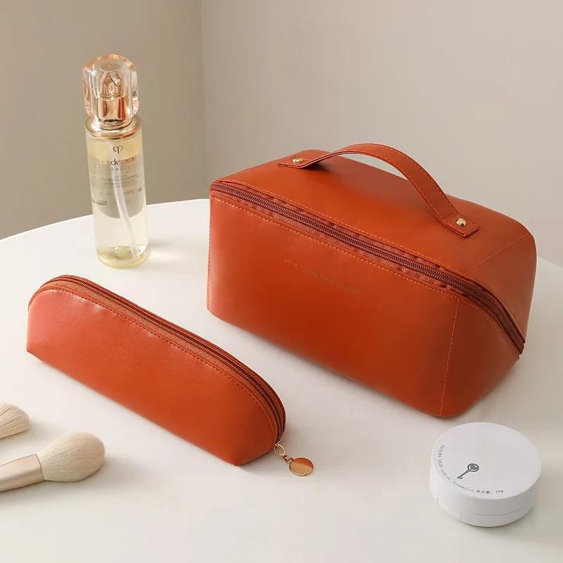 1/2Pcs Cosmetics Storage Kit Large Capacity Travel Toiletry Bag Makeup Bag Ins Advanced Sense Portable Cosmetic Storage Bag