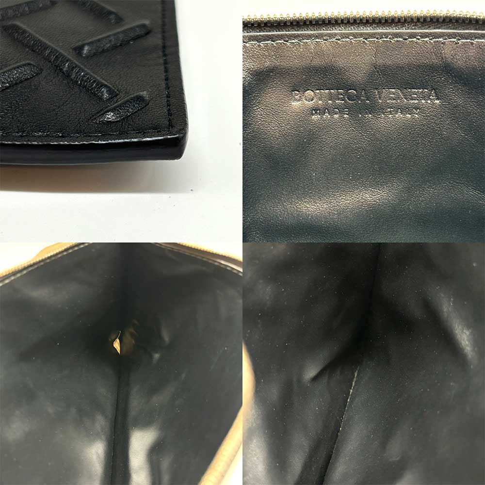 Used BOTTEGAVENETAClutch Bag Leather Unisex