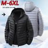 Men's Lightweight Hooded Down Jacket - Spring, Autumn, Winter Stand-Up Collar