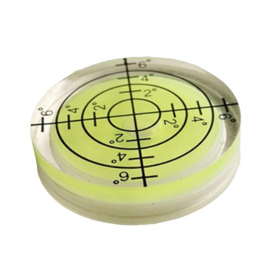 32x7mm Portable Mini Spirit Level Bubble Round Bullseye Design Leveler Tool
