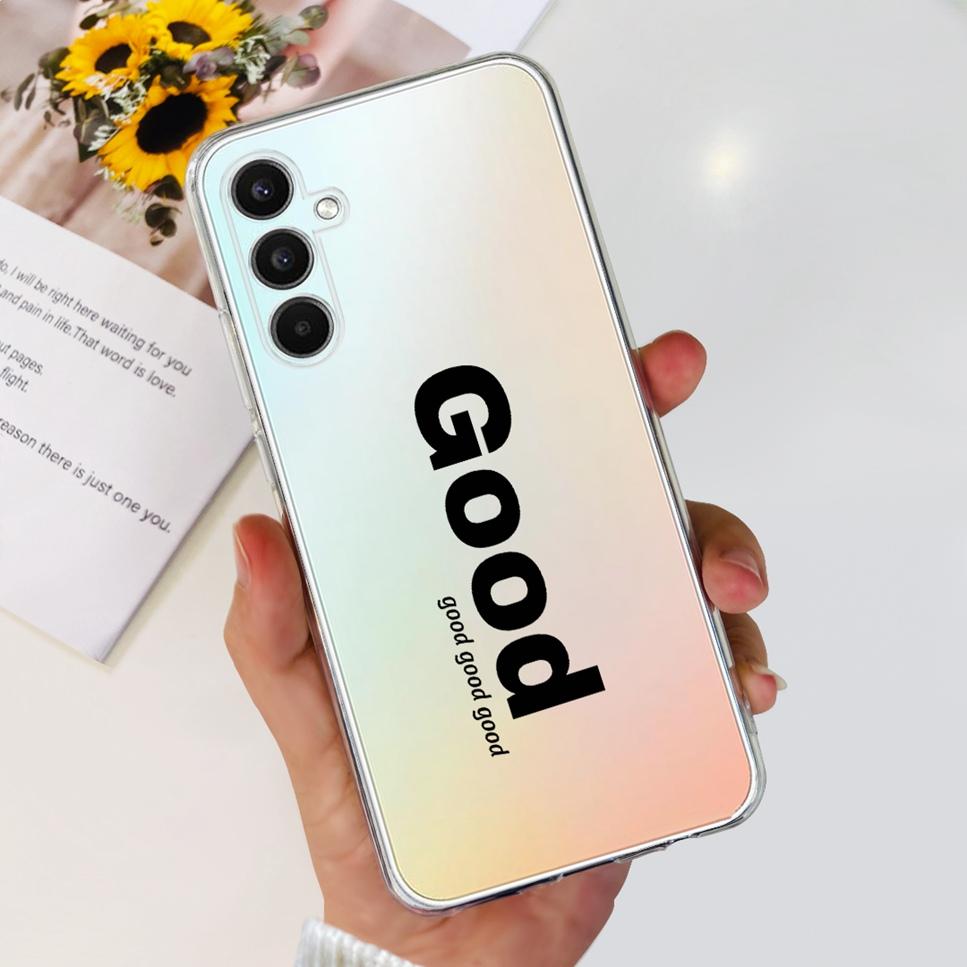 Case For Samsung Galaxy A34 5G 6.6"Cute Cat Astronaut Soft Silicone TPU Cover For Samsung A34 A34 5G Shockproof Phone Case Funda
