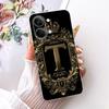 For Xiaomi Redmi Turbo 5 Max Royal Crown Initial Letter Couple Phone Case For Redmi Turbo5 Turbo 5Max Soft Silicone TPU Bumpers