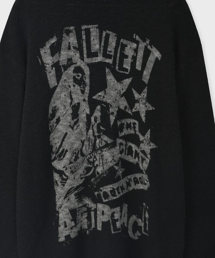 FALLETT Rock Band Knit Black
