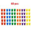 Colorful Counting Bears with Sorting Cups & Tweezers, Toddler Counting & Color Sorting Educational Toy Gift for Kids Boys Girls