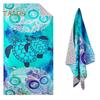 Microvezel strandlaken Dubbelzijdig superzacht, zeer absorberend, sneldrogend, oversized print zwembadbadhanddoek