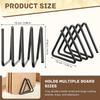 4-Slot Metal Cutting Board Stand Kitchen Storage Rack Divided Organizer For Cutting Boards Kitchen For Cutting Boards For Easy