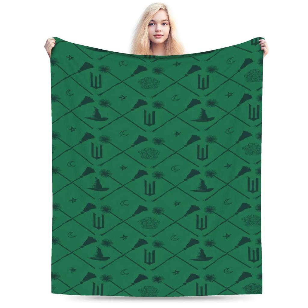 W-Wicked 2 Muzikale Film Glinda Elphaba Deken Zacht Nieuwigheid Pluche Plaid Deken Voor Jongen Meisje Bank Stoel Cover