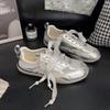 Women's New Retro Breathable Sports and Leisure Shoes Summer Women's Versatile Flat-soled White Shoes