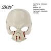 Realistic Dripping Blood Mask Halloween Skeleton Mask, Scary with Side Clip, Lightweight Bone Skull for Haunted House Cosplay Masquerade Parties