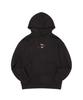 Dewey Cherry Uni Loose Fit Hoodie [Black]