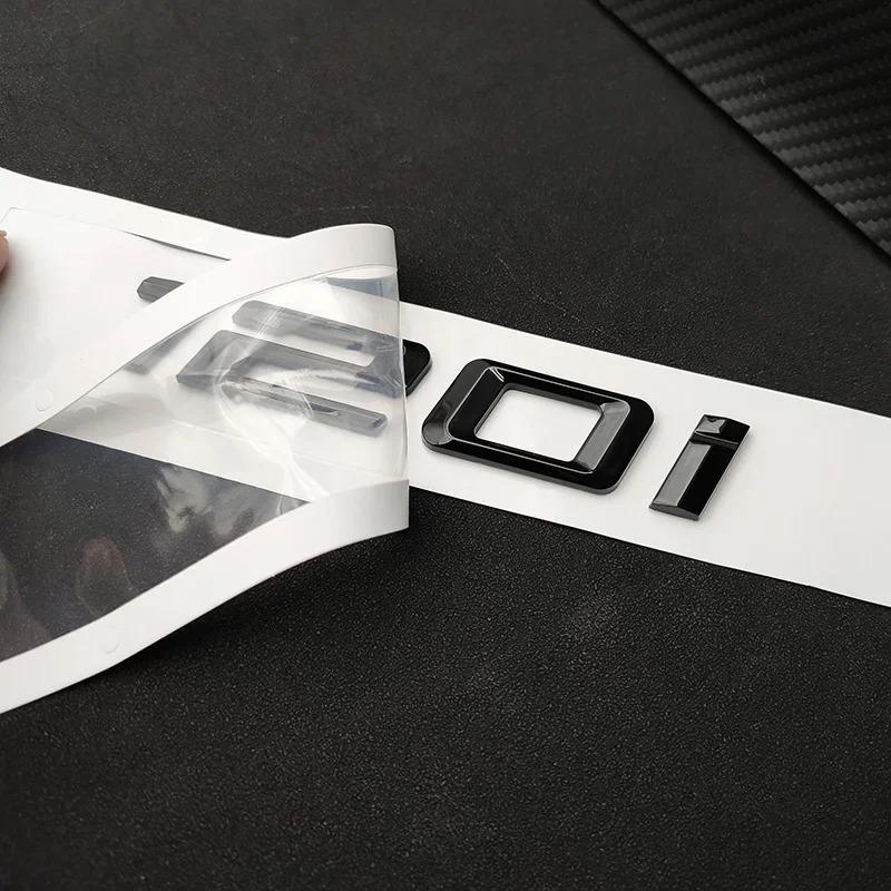 Lettere Nere 3D in ABS per Bagagliaio Auto Per BMW 114i 116i 118i 120i 125i 130i 15i 140i Emblema Logo Adesivo F20 E87 F21 Accessori Auto ip2