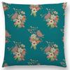 Botanische Blumen- und Schmetterlings-Kissenhülle Wunderschöne Blumengarten-Mini-Drucke Heimdekor Sofa-Überwurf-Kissenbezug
