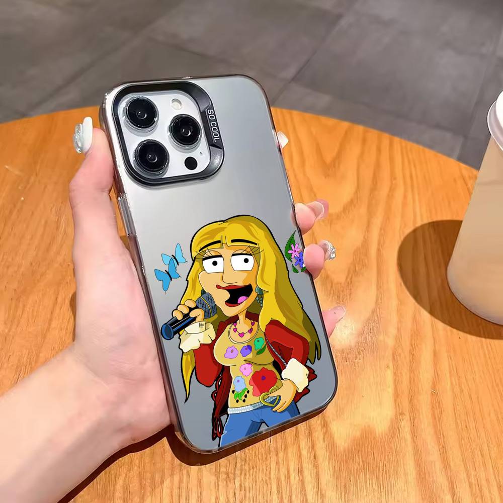 H-Hannah M-Montana-A Phone Case For iPhone17,16,15,14,13,12,11 Plus,Pro Max Black Candy Silver Phone Case