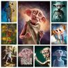 2026 New Harry Potter Dobby DIY Diamond Painting Cross Stitch Magic Cartoon Mosaic Embroidery Rhinestones Home Decor Kids Gift