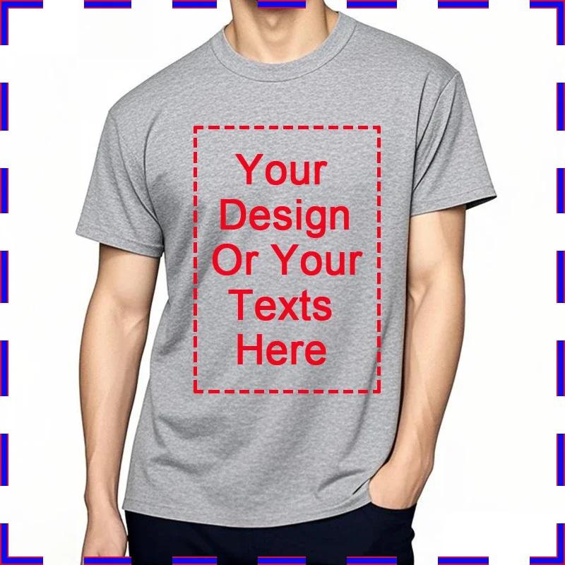 Tailor Made Men Tshirt Add Your Message Here Premium Cotton Comfortable Unisex Tee Shirt Fashion Summer Top unisex tshirts