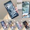 Landscape Winter Light Snow Silicone Phone Case For Samsung Galaxy Note 10 Pro S26 S25 S24 S23 S22 S21 Plus S25Ultra Capa Cover