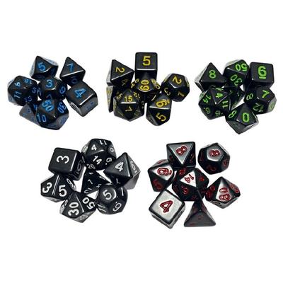 7ks DND-Kostky, Mnohostěnná sada kostek D&D-Sada kostek pro Dungeons-and-Dragons-RPG-MTG-Stolní hry