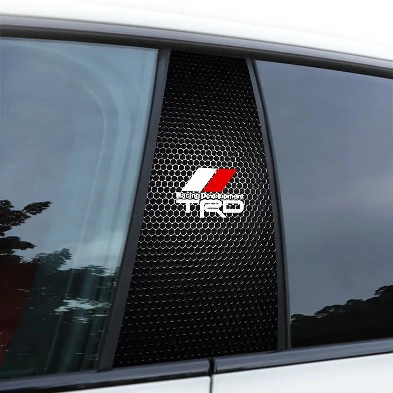 Auto Emblem Mittelsäulenaufkleber Auto Tür Dekorative Aufkleber Für TRD Toyota Camry 40 Corolla Auris Yaris Rav4 CHR Dekorieren