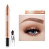 Shimmer Eyeshadow Stick with Sharpener, Long-Lasting Pearl Eyeshadow Pen, Waterproof Eye Makeup