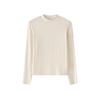 Women's 2024 Autumn Semi-High Collar Washable Wool Knit Sweater