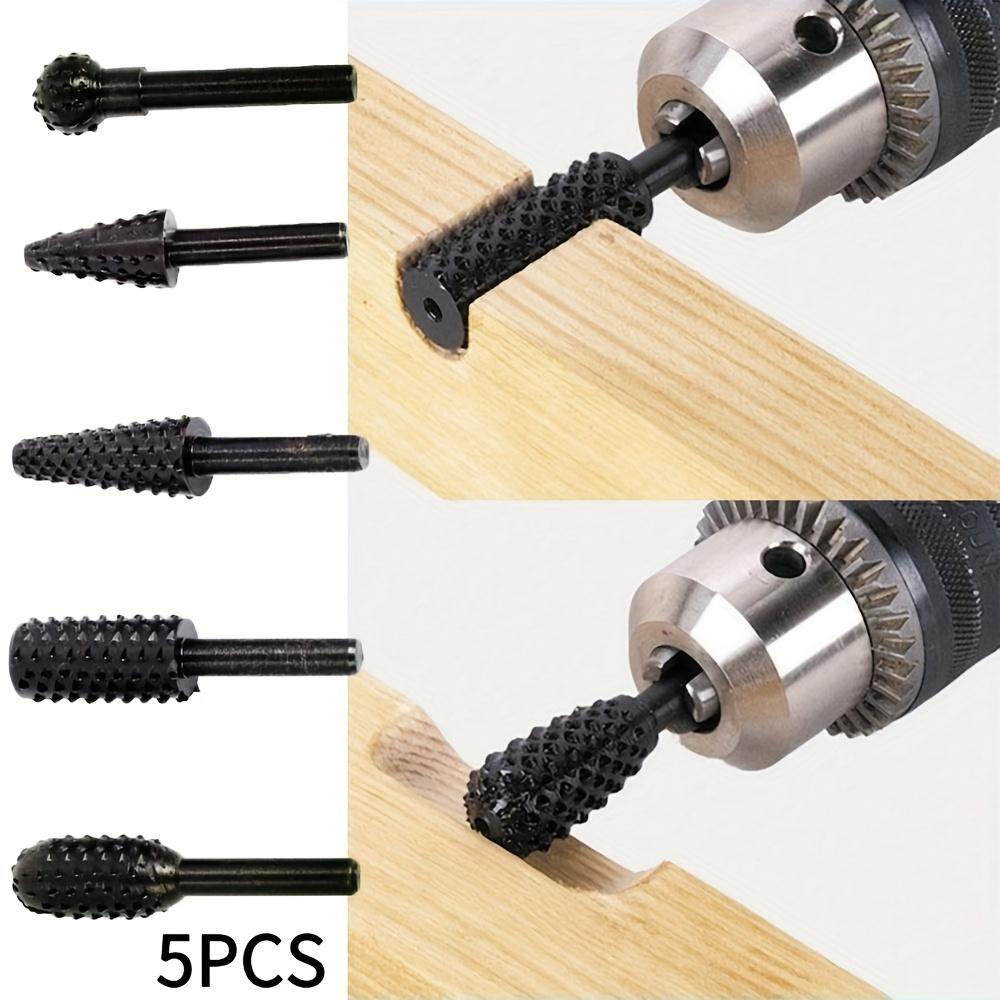 Rotary File Set, Durable Woodworking and Grinding Milling Cutter, Suitable for Woodworking, Metal Drilling, Carving, and Polishing, Woodworking Files