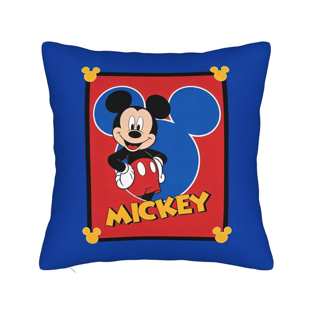 Mickey Mouse (10) Square Pillowcases Polyester Living Room Cushion Case Cool Decorative Throw Pillow Case 45*45