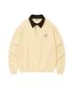 WACKY WILLY Collared Color Block Sweatshirt Yellow