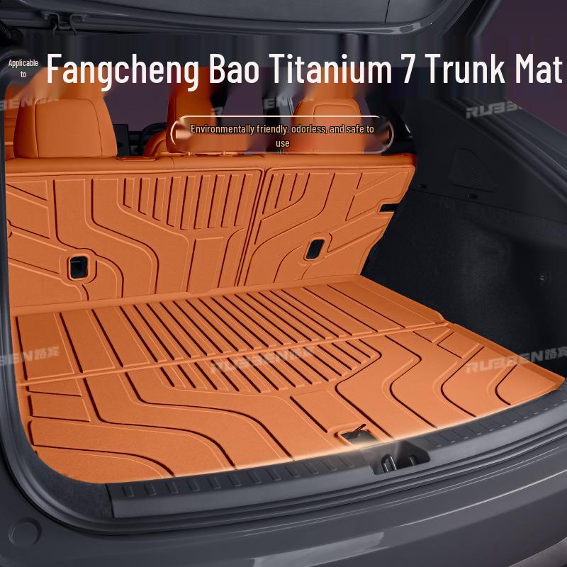 2025 Fangchengbao Tiger 7 TPE Semi-Enclosed Trunk Mat - Car Tail Box Accessory