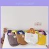 Trendy Children's Crossbody Bag Stylish Korean Style Soft Canvas Handbag For Moms And Kids