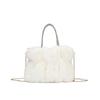 Large Capacity Plush Small Bag Women's New Commuter Portable Cloud Plush Bag Fashion Chain Shoulder Messenger Bag