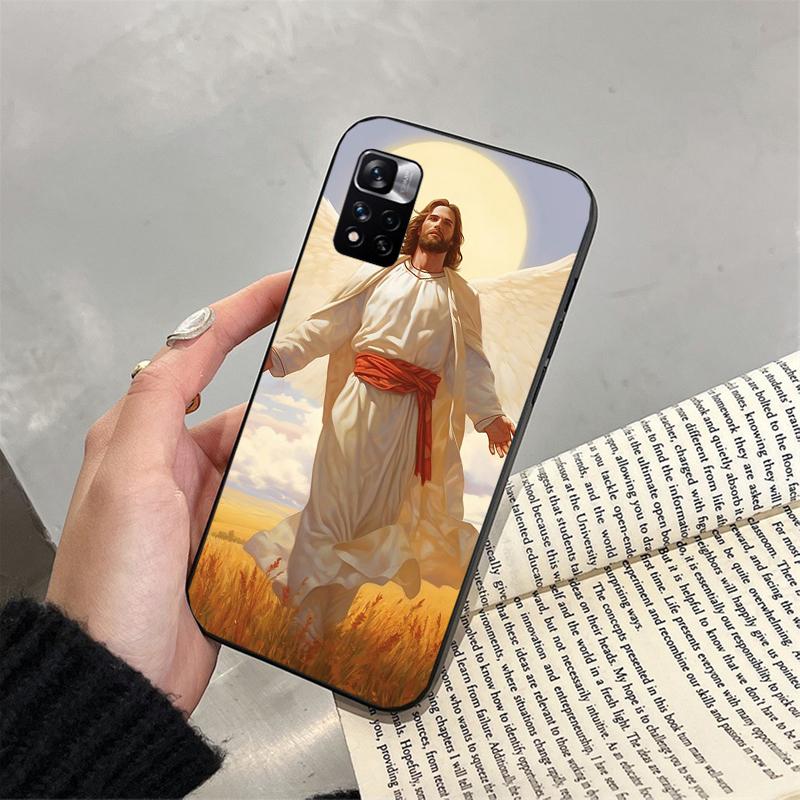 Jesus Christus Telefon Fall Für Xiaomi Redmi hinweis 13 12 Pro 11S 11 10 Pro 10S 12S Redmi 10 9C 13C