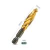 Yunbei Titanium-Plated High-Speed Steel Spiral Tap Drill with Hexagonal Shank