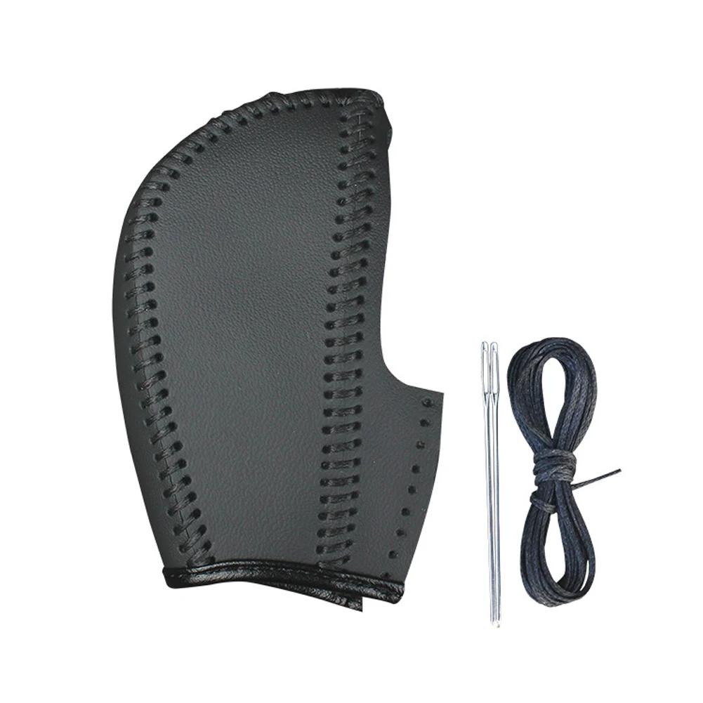 Car PU Leather Gear Shift Knob Cover Handball Trim For Subaru Forester 13-18 CROSSTREK 13-14 Subaru XV 12-17 Subaru LEVORG 14-16