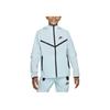 Tech Logo Hooded Jacket Kids Jackets Glacier-Blue Black HQ8911-474