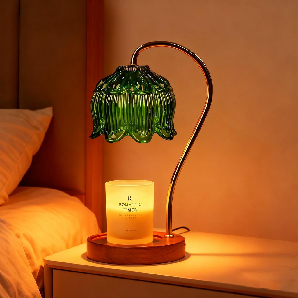 Romantische Aromatherapie Wachsschmelzlampe Schmelzkerzenlampe Schlafzimmer Wachsschmelzlampe Kann zeitgesteuert werden Dimmbare Aromatherapielampe Duft Geburtstagsgeschenk